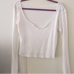 brandy melville long sleeve crop